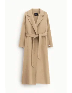 Cappotto Lungo Con Cintura Abbinata E Revers Dixie 2