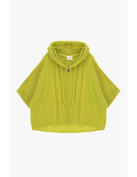 Dixie Short-Sleeved Hooded Zip-Up Jumper
