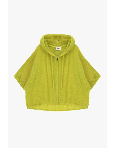 Dixie Short-Sleeved Hooded Zip-Up Jumper