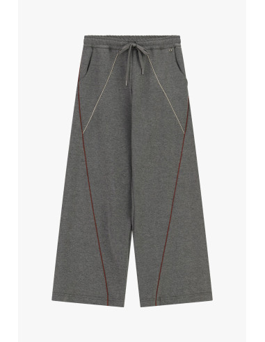 Pantaloni Palazzo Con Dettagli A Contrasto E Coulisse Dixie