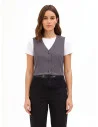 Gilet Ampio Con Bordo In Pizzo Rinascimento