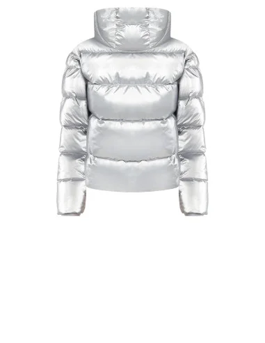 Rinascimento Metallic Short Hooded Duvet Jacket