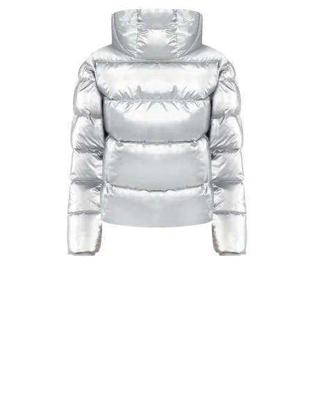 Rinascimento Metallic Short Hooded Duvet Jacket