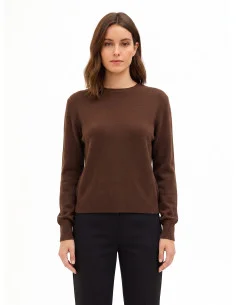 Pull à col rond en laine « Rinascimento »
