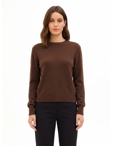 Maglione Girocollo In Lana Rinascimento