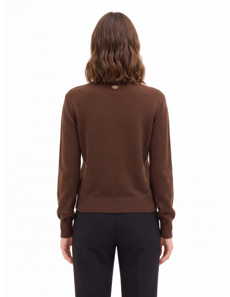 Pull à col rond en laine « Rinascimento »