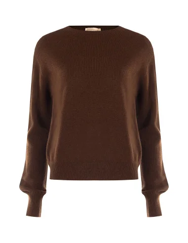 Pull à col rond en laine « Rinascimento »