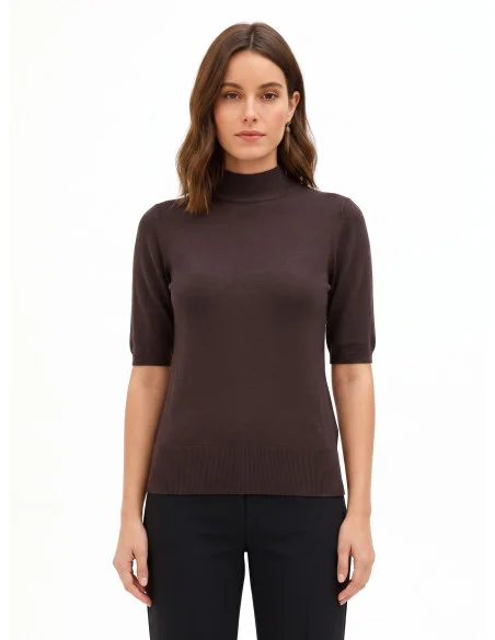 Maglione A Lupetto Con Fascia E Logo Rr Ricamato Rinascimento