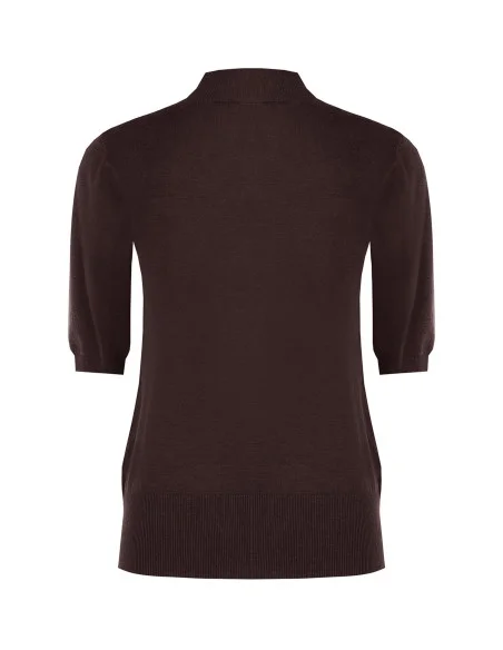 Maglione A Lupetto Con Fascia E Logo Rr Ricamato Rinascimento