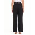 Pantaloni Palazzo In Tessuto Cadi Con Fascia Bustier In Pizzo Rinascimento