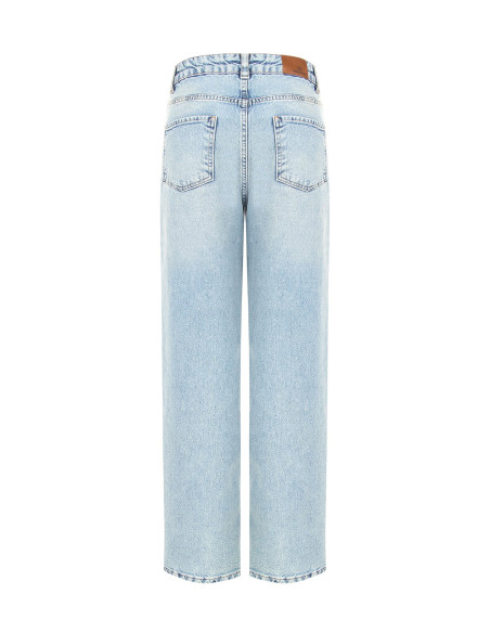 Jeans Palazzo Lavaggio Chiaro Rinascimento