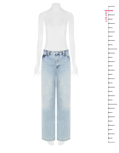 Light-wash Rinascimento Palazzo Jeans