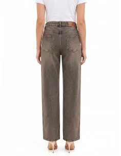 Jeans Palazzo Effetto Consumato Rinascimento 2