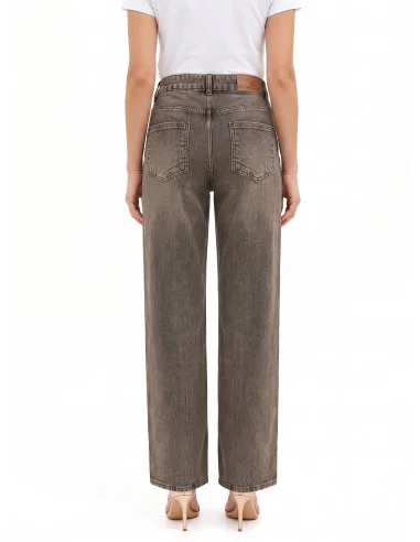Rinascimento Distressed Palazzo Jeans