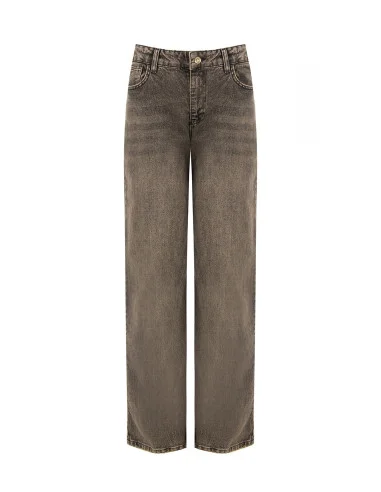 Jeans Palazzo Effetto Consumato Rinascimento