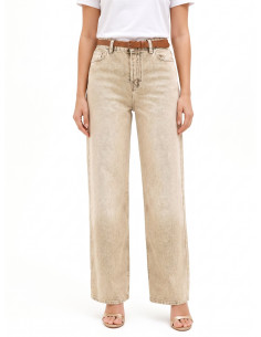 Jeans Palazzo Effetto Candeggiato Rinascimento