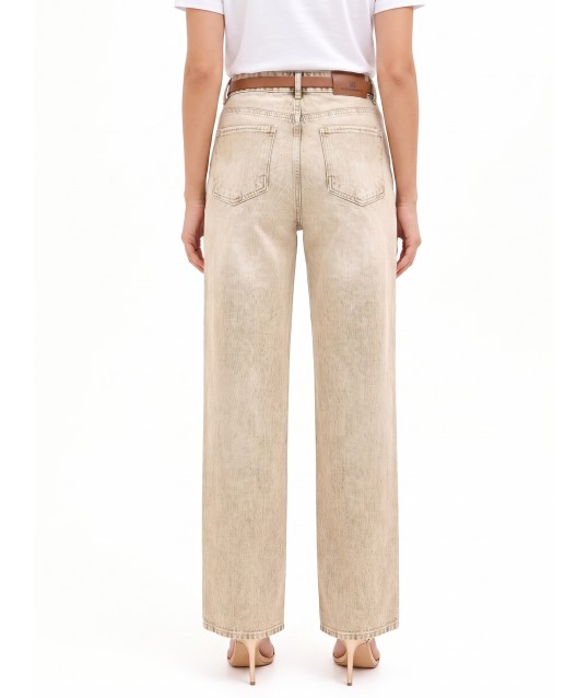 Jeans Palazzo Effetto Candeggiato Rinascimento