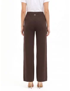 Pantalon palazzo en maille avec élastique à la taille – Rinascimento 2