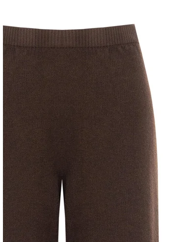 Pantaloni Palazzo In Maglia Con Elastico In Vita Rinascimento