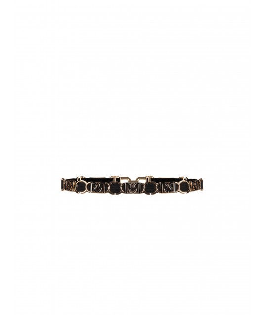 Cintura Sottile Elastica Con Fibbie Logo Rr Rinascimento