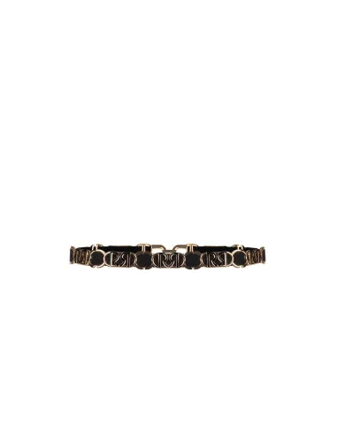 Ceinture fine élastique avec boucles à logo Rr Rinascimento