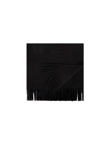 Rinascimento Viscose-Blend Scarf with Fringes - Vestiti Firmati Lif...