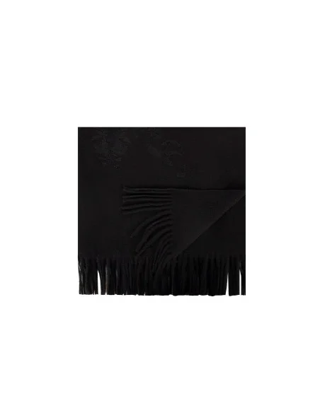 Viscose Blend Scarf with Fringes Rinascimento