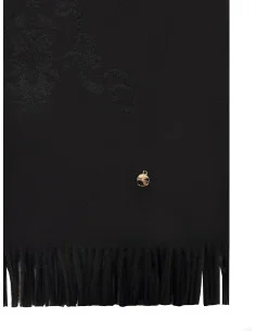 Viscose Blend Scarf with Fringes Rinascimento 2