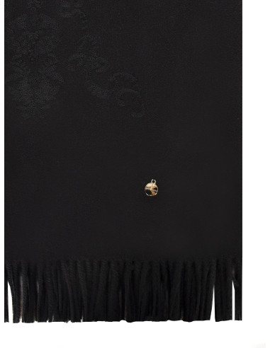 Rinascimento Viscose-Blend Scarf with Fringes - Vestiti Firmati Lif...