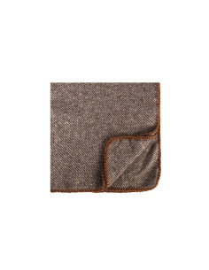 Rinascimento Wool-Touch Scarf with Crosswise Stripes - Vestiti Firm...