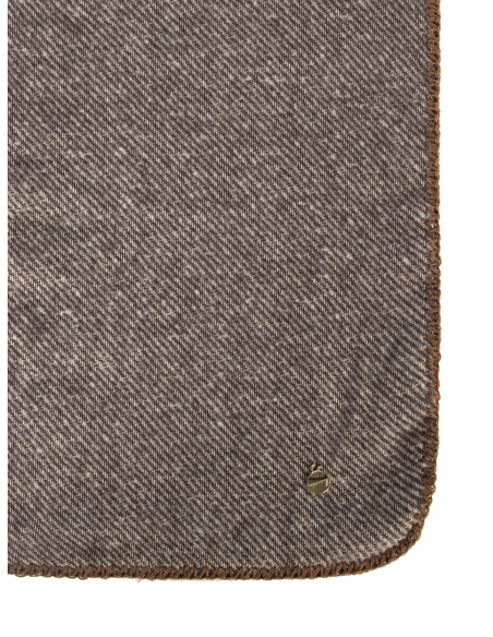 Rinascimento Wool-Touch Scarf with Crosswise Stripes - Vestiti Firm...