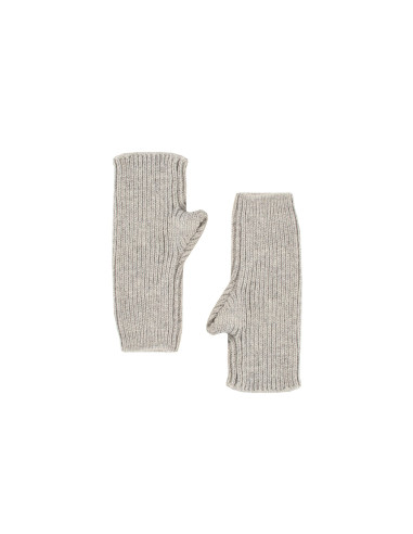Manchettes en mélange de viscose et d'angora, ornées d'un motif en ...