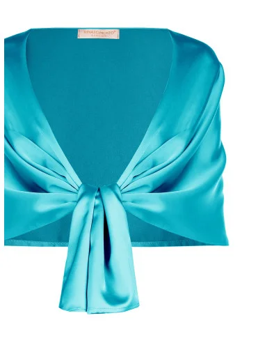 Étole couvre-épaules en satin Rinascimento