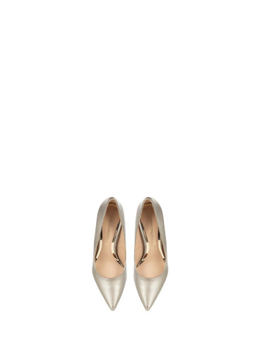 Rinascimento Glitter Stiletto Pumps with High Metal Heels - Vestiti...
