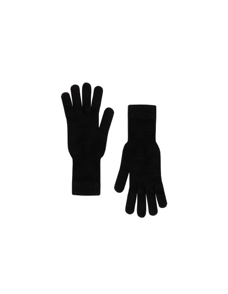Gants en mélange de viscose et de laine ornés de cristaux cabochons...