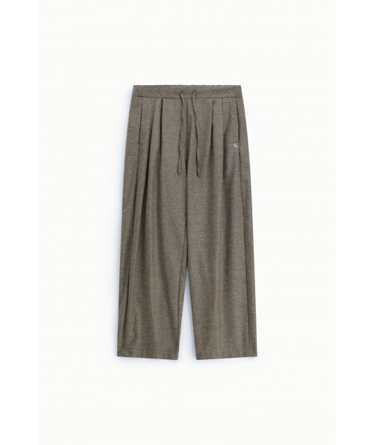 Pantaloni Palazzo Con Pinces E Cintura Regolabile Please