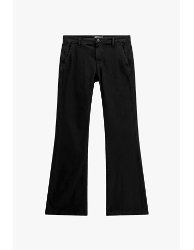Pantaloni Flare Fit Con Fondo Svasato E Tasche Chino Please