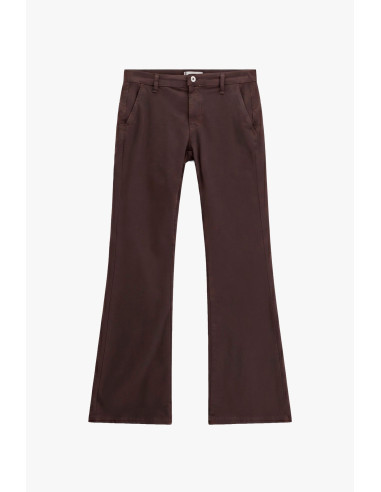 Pantaloni Flare Fit Con Fondo Svasato E Tasche Chino Please