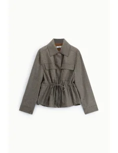 Shirt-style jacket with zip and front pockets – Please 2