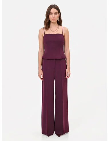 Top Studio Bustier Gessato In Crepe Rinascimento