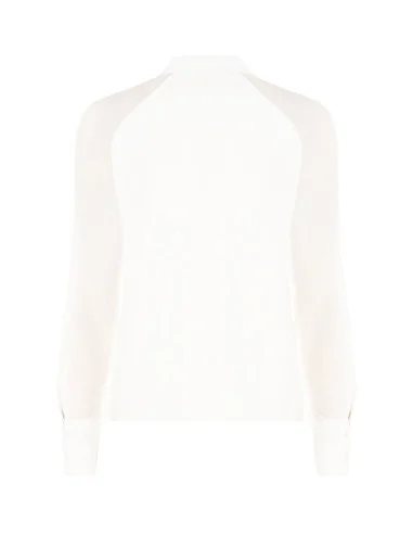 Studio Fluida Blouse in Silk-Blend Fabric with a ‘Rinascimento’ Bow