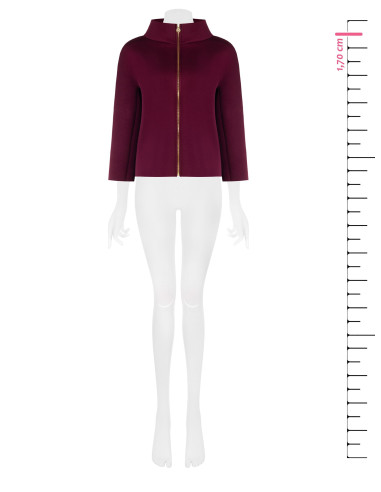 Veste cape en néoprène « Rinascimento »