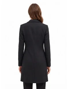Manteau mi-long cintré en drap avec revers de style Rinascimento 2