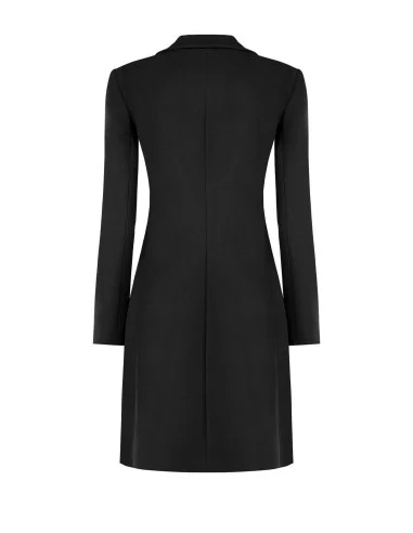 Cappotto Medio Sfiancato In Panno Con Rever Rinascimento