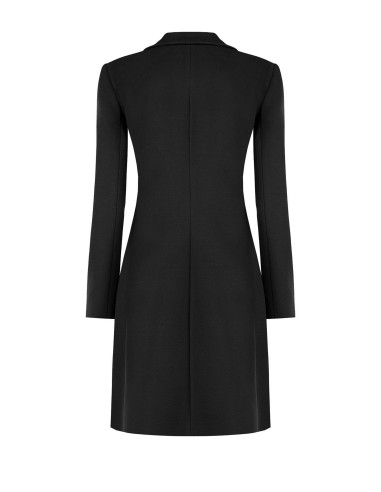 Manteau mi-long cintré en drap avec revers de style Rinascimento