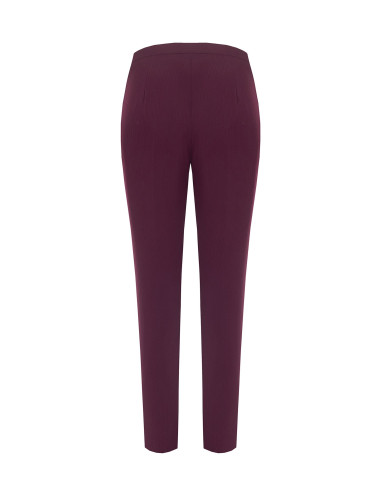 Studio Straight-Leg Pinstriped Trousers in Rinascimento Crepe