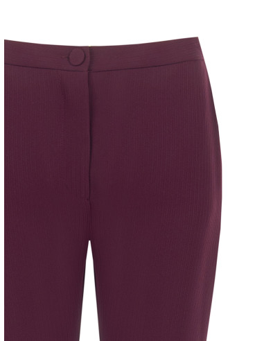 Studio Straight-Leg Pinstriped Trousers in Rinascimento Crepe
