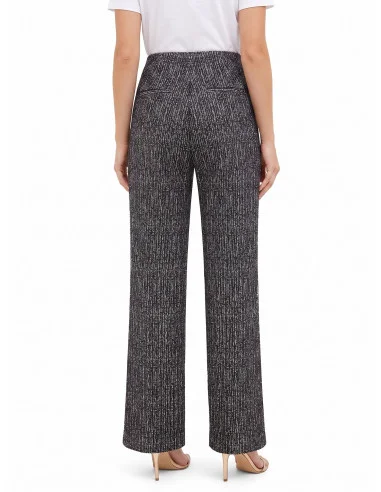 Pantaloni A Gamba Larga In Tweed Rinascimento