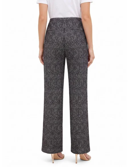Pantalon à jambes larges en tweed « Rinascimento »