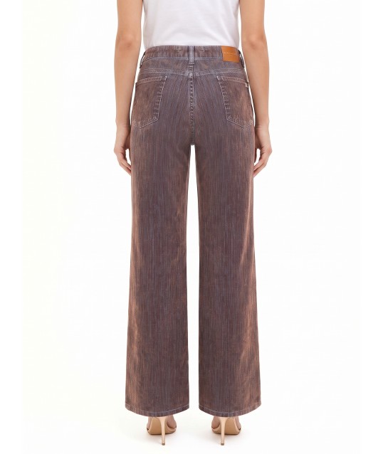 Jeans Wide Leg Vellutati Rinascimento